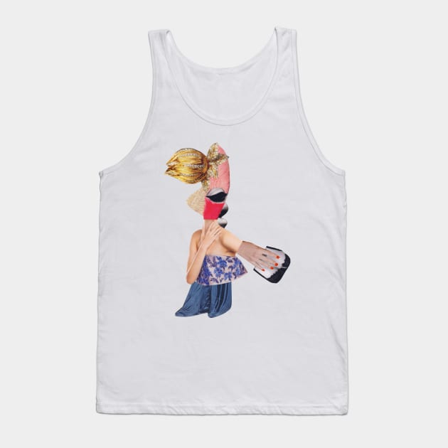 Shocked Fashion Lady Tank Top by Luca Mainini